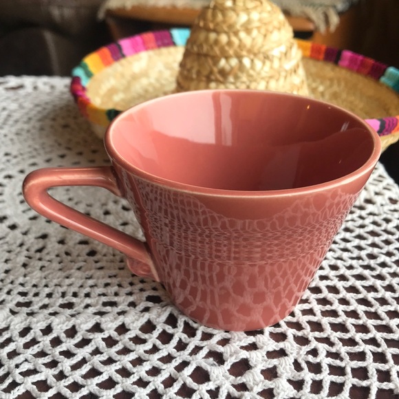 Fiesta Harlequin Other - VTG Fiesta Harlequin Original Rose Glazed Tea Cup